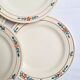 Assiettes plates Charbonnier Salins modèle Fécamp