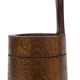 Vintage umbrella stand holder oak basket storage design 60's minimalist