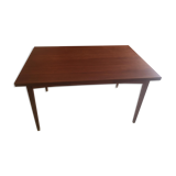 Scandinavian breakfast table in solid teak 1960 with 2 sliding extensions