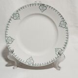 Lot de 10 assiettes plates en terre de fer