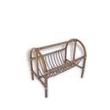 Porte magazines rotin