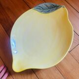 Vintage lemon slipware dish