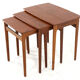 Svend Åge Madsen nesting tables - danish design in teak  mid century modern