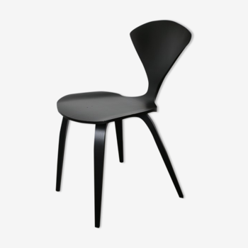 Norman cherner black chair