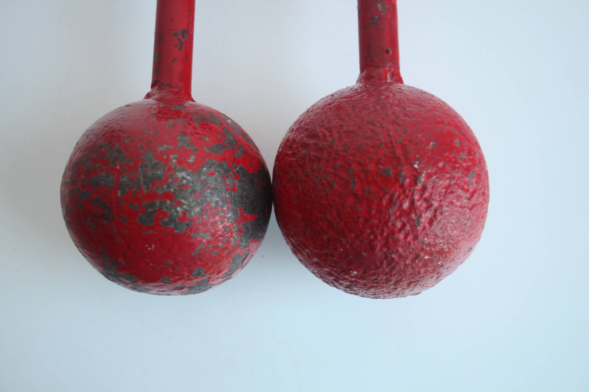 Set of Art deco Double Ball Dumbbels, 1930s.