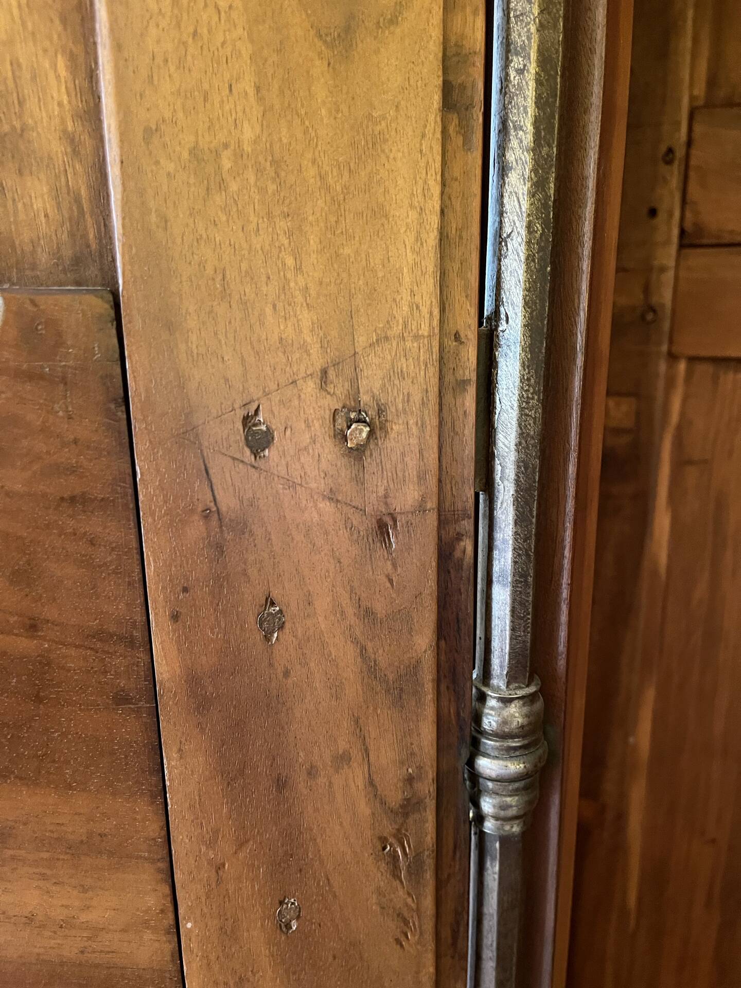 Wedding wardrobe, Provençal in solid walnut