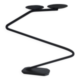 Brutalist wrought iron candle holder 1950