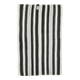 1970s Vintage Turkish Oushak Handmade  White Black Runner Rug  182x296