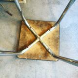 Metal and formica stool