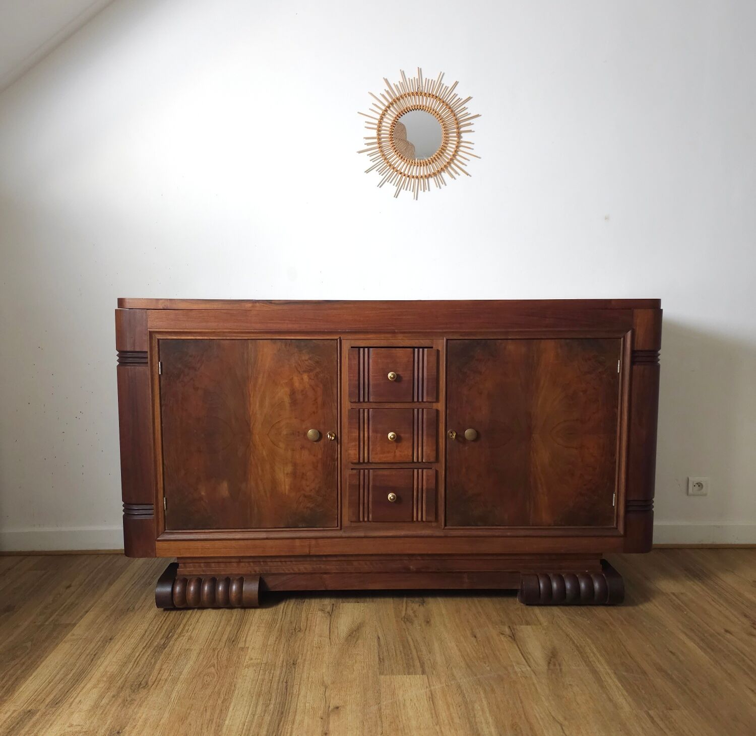 Art Deco Enfilade in Walnut, Circa 1930