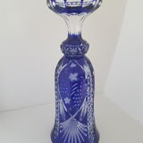 Vase bleu cristallery of lorraine - large model