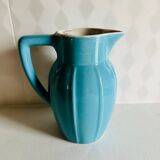 Vintage blue ceramic decanter