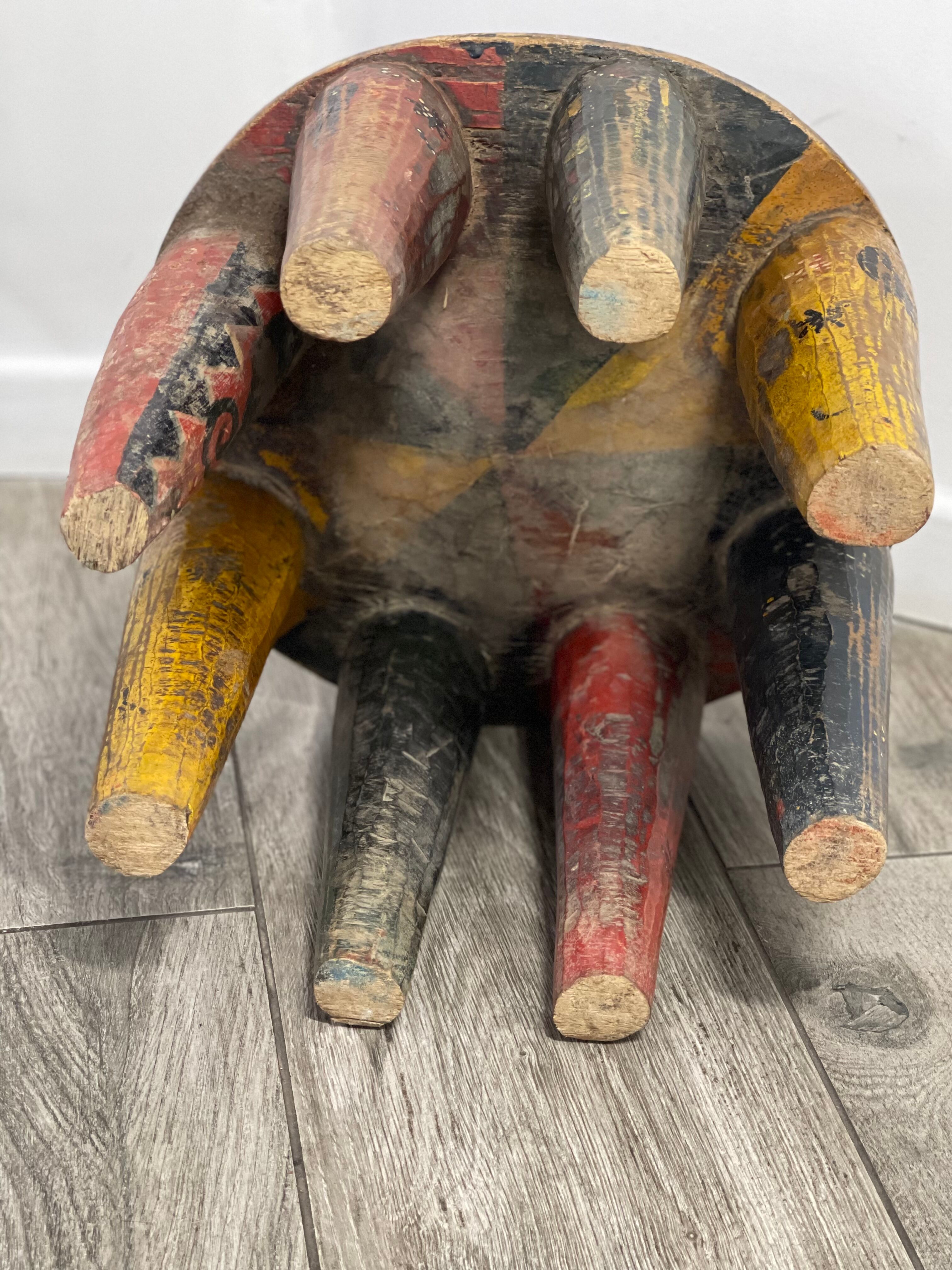 African wooden stool Zindi