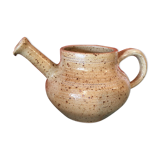 Sandstone pitcher signed lg St Caradec region Brittany