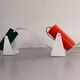 Pair of table lamps or wall lights in metal by Greene & Greene, 1970s, Germany.