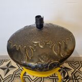 Glazed ceramic lamp base 1970