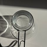 Set of 9 vintage Italian cups with metal handles.