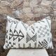 Housse de coussin artisanale en laine berbère : Coussin Kilim marocain