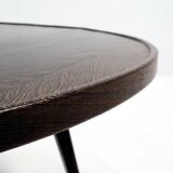 Rural Coffee Table with Contemporary Architecture, Solid Wenge Wood