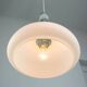 Lampe à Suspension Mid-Century en Chrome et Opaline, Danemark, 1960s