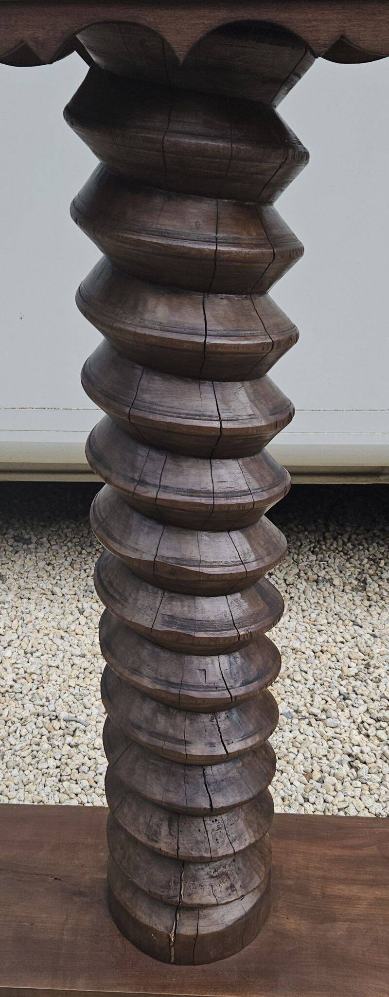 Large press screw column