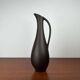 Mid-Century Modern Minimalist Wormser Terra-Sigillata Pottery Carafe Vase, Germany, 1960s