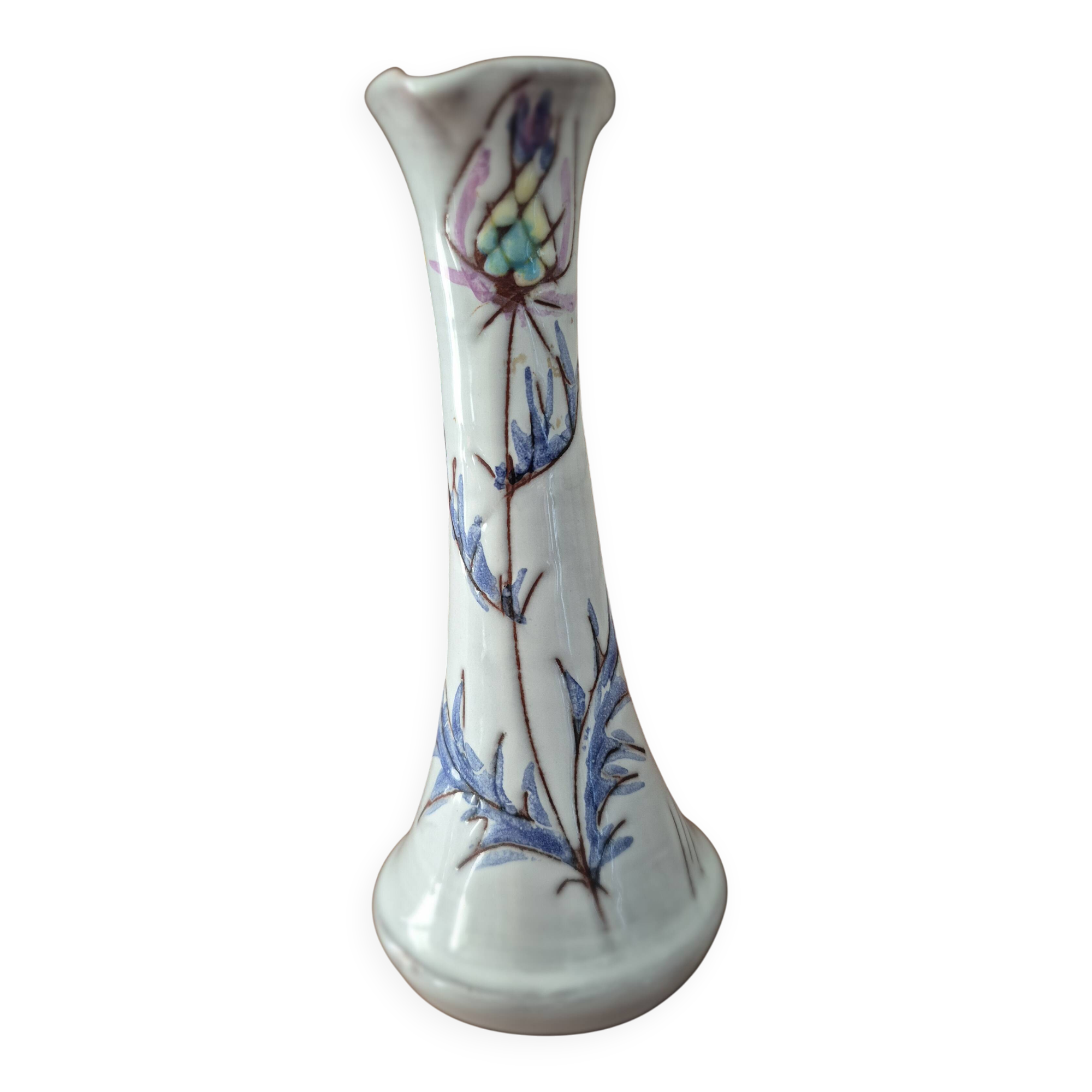 Vintage 60s thistle vase