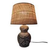Lampe en céramique zoomorphe 70's