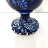 Small blue vase with birds