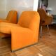 Giancarlo Piretti's Alky armchair for Castelli, 1970s orange-yellow