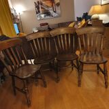 Table gateleg and 4 chairs