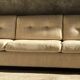 Three-seater canapé in mottled wool by Eddie Harlis - International Furniture