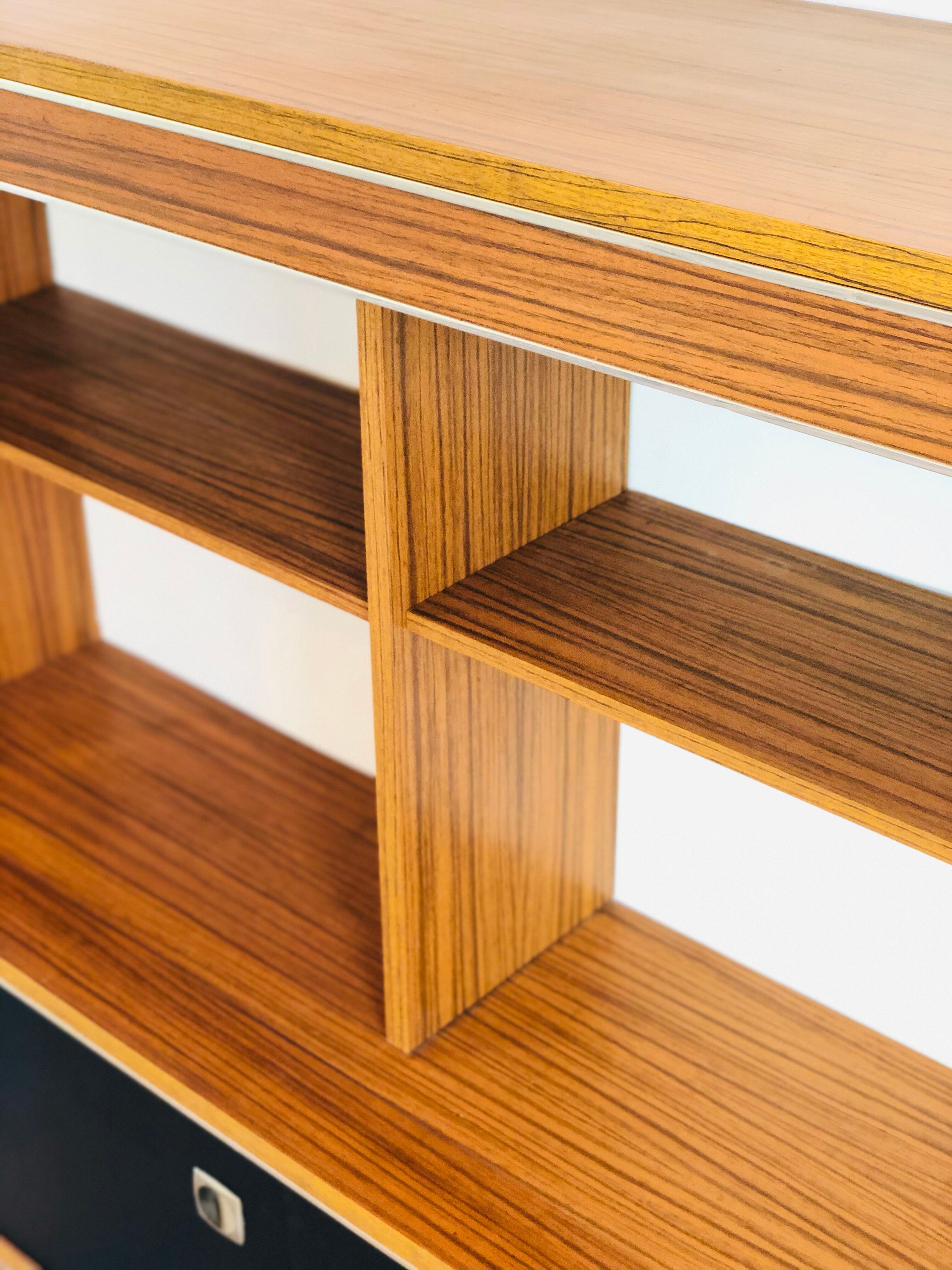 Vintage teak library 1960