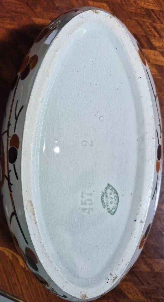 Lunéville earthenware (Keller & Guérin) – Art Deco – 20th century