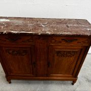 Louis XVI buffet in wood and marble