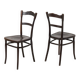 Paire de chaises de café / salle à manger en bois courbé antiques par J&J Kohn, Autriche, vers 1