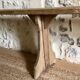Banc de ferme ancien en bois, rénové