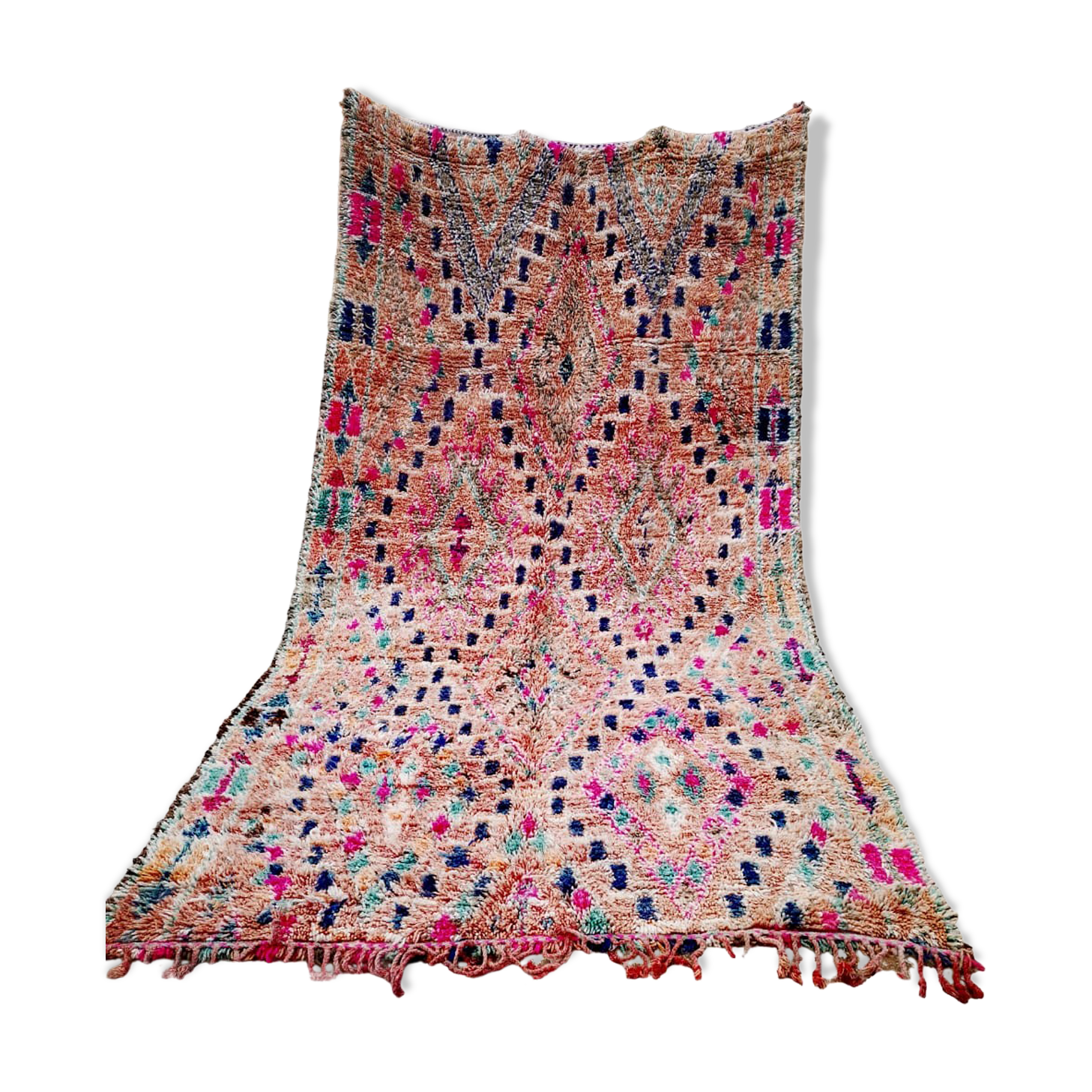 Vintage Berber rug Beni Mguild