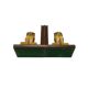 Pair of bookends, mid-century modern, beech, Czechoslovakia, 1950s