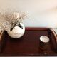 Wooden top art deco style / vintage 40s-50s