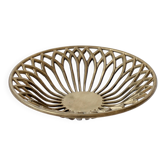 Vintage brass cut-out cup, Mid-Century design from the 1960s.