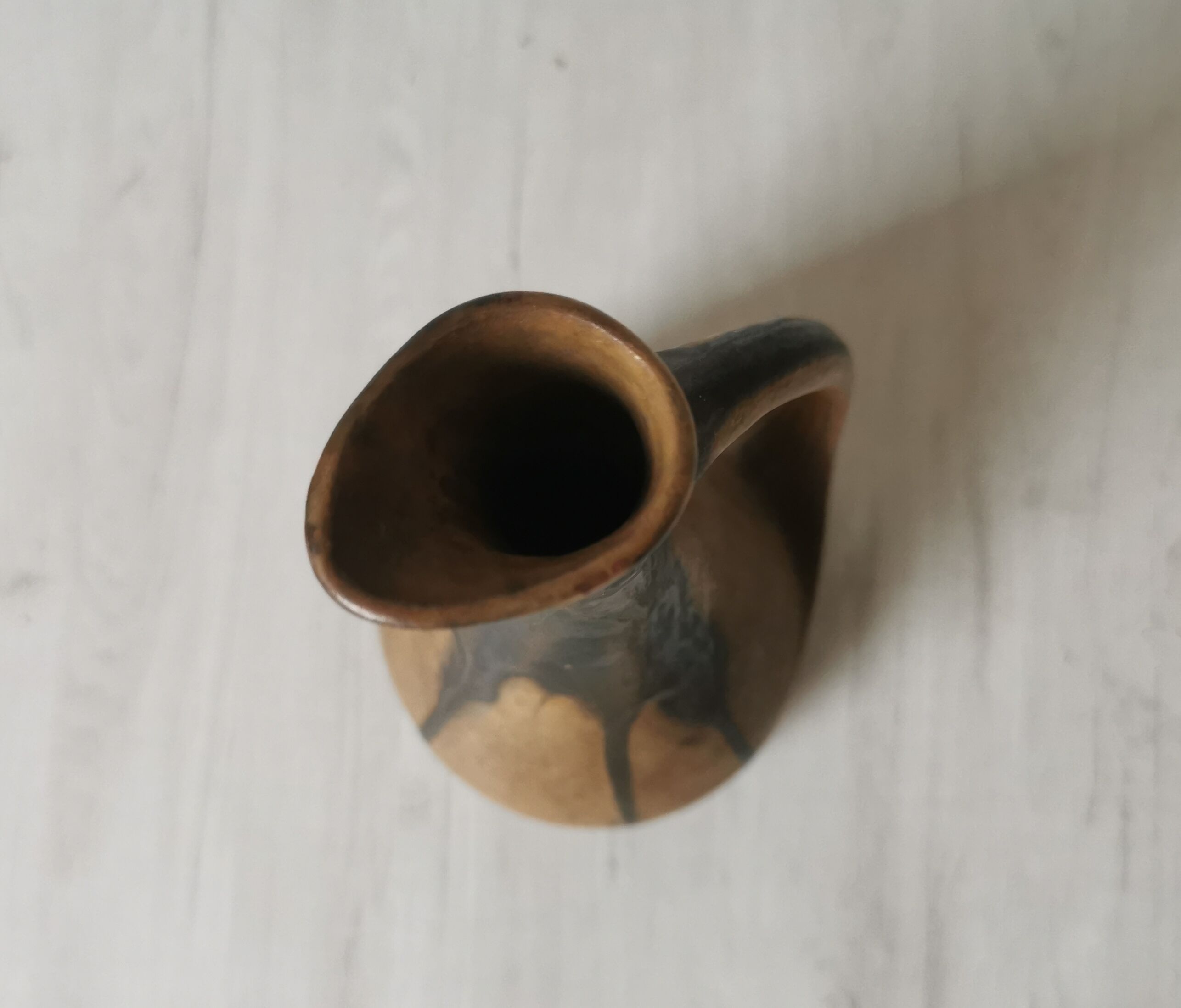 Flammé sandstone pitcher denbac