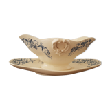 Saucière ancienne Gien modèle attributs XIXème