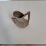 Vintage zoomorphic ceramic vase Vallauris 1970s