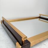 Golden mirror tray
