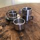 Lot de 4 tasses Casalinghi inox