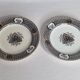 Pair of Royal Doulton plates 20.5 cm English earthenware Imari decoration 19th century