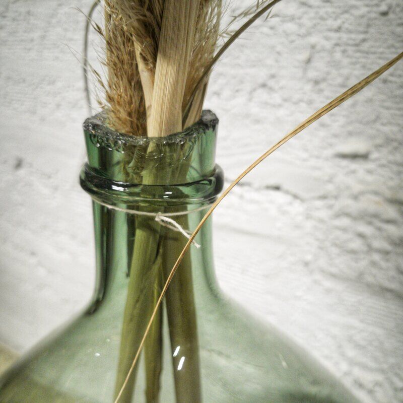 Lady Jeanne green in blown glass