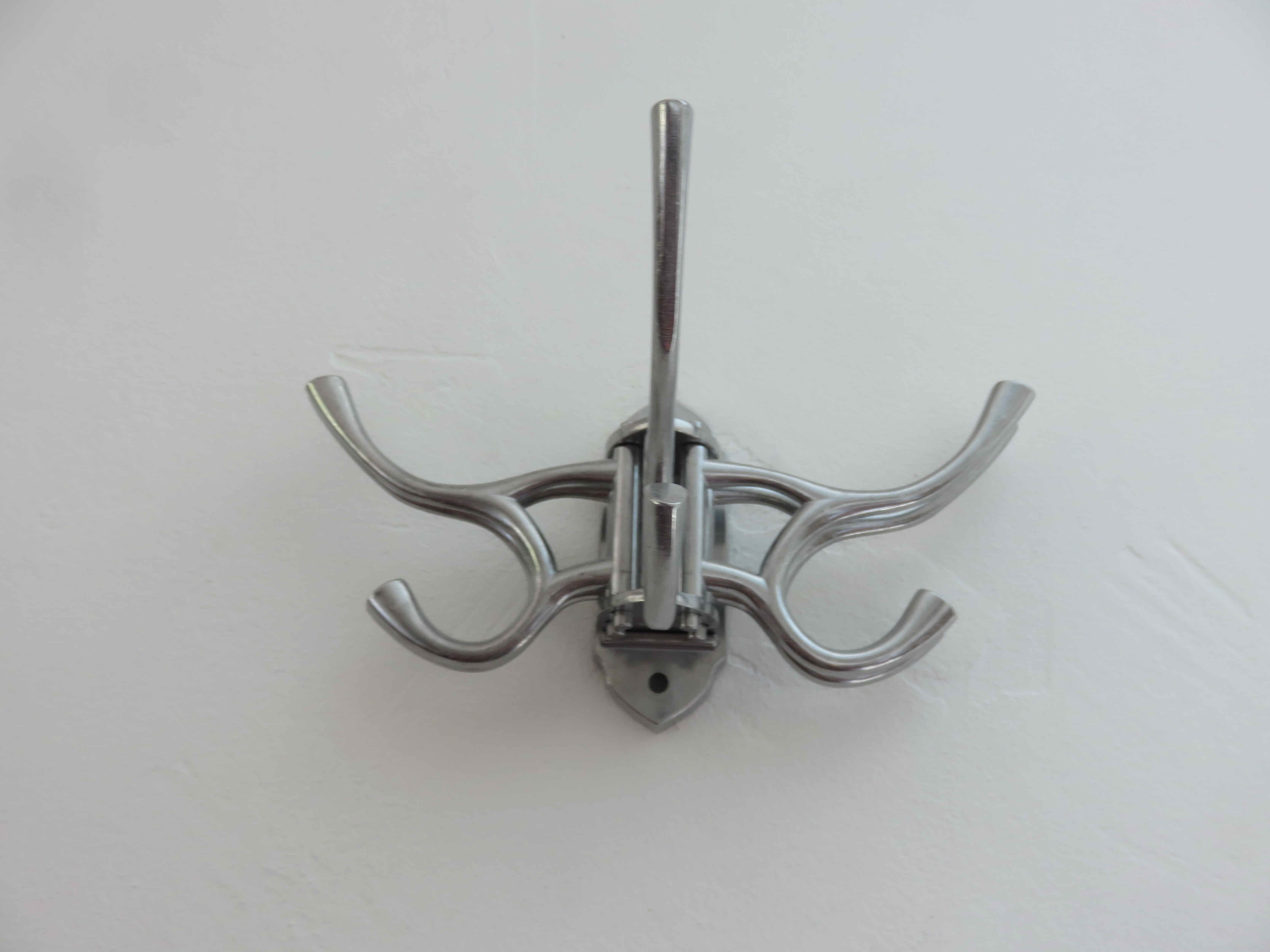 Swivel aluminum wall coat rack bistro, factory
