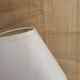 Stone lamp, fabric cable 2M, cotton shade
